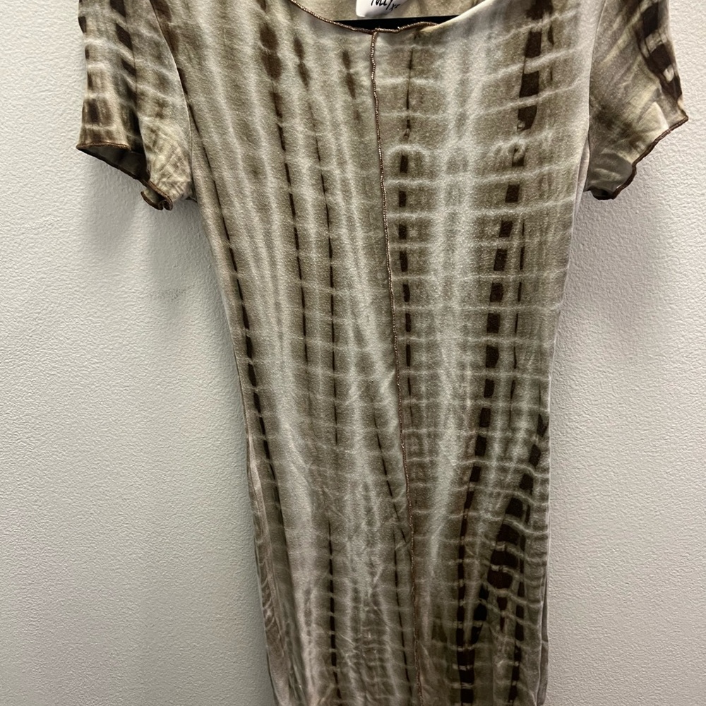 Tie-Dye Short Sleeve Dress